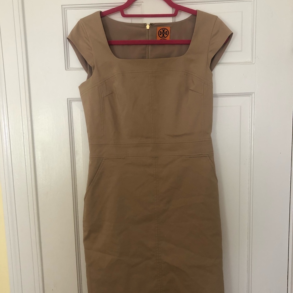 Tan Tory Burch dress